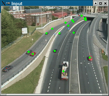 Image of tracking results